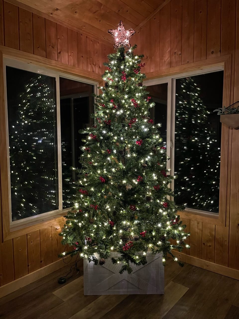 Christmastime at the Treehouse Lodge