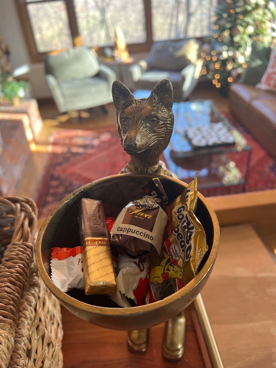 Our own wildlife ready to greet you with a sweet treat