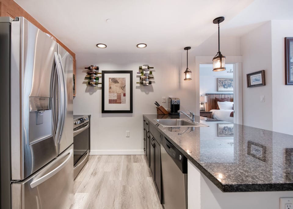 Indoors, Refrigerator, Lamp, Floor, Painting