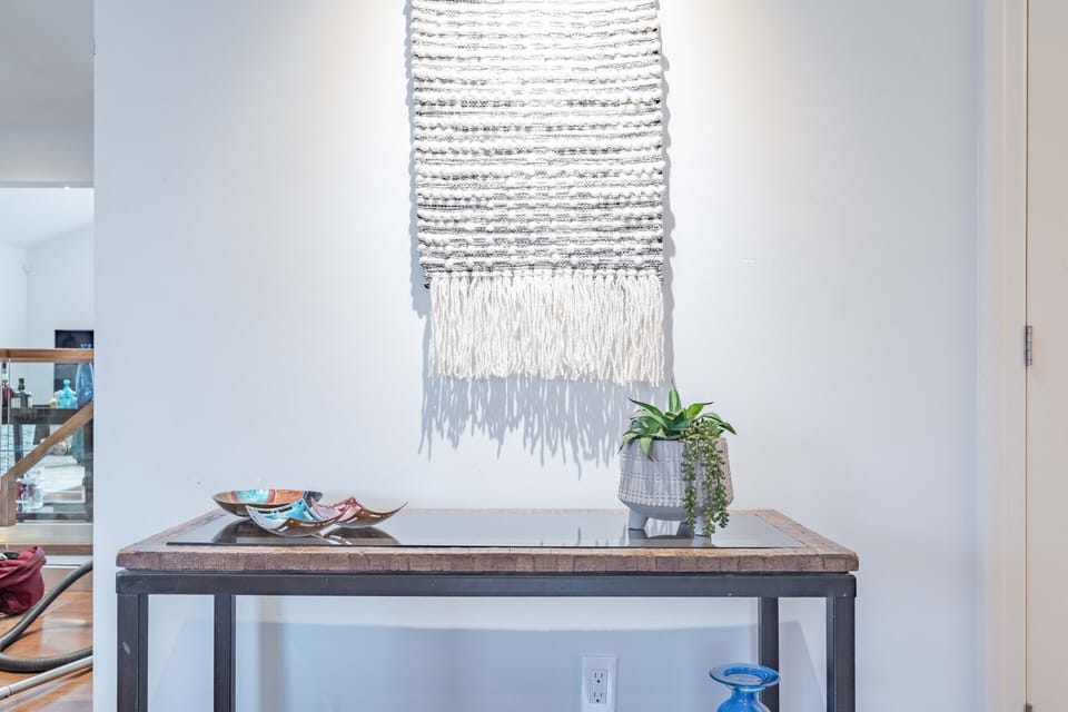 Artful touches are present throughout the home