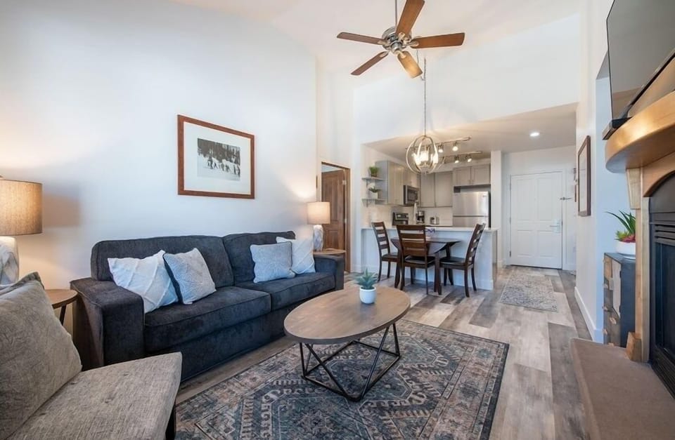 Ceiling Fan, Couch, Furniture, Chair, Table