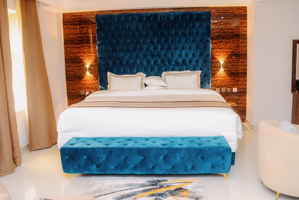 Presidential Room, Multiple Beds, Non Smoking, Pool View | Egyptian cotton sheets, premium bedding, in-room safe, desk
