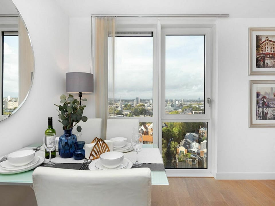 Property, Window, Building, Furniture, Tableware, Plant, Table, Interior Design, Houseplant, Living Room