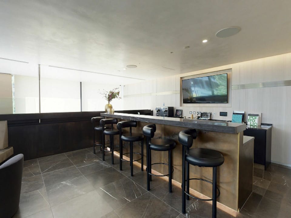 Interior Design, Building, Flooring, House, Floor, Television, Hall, Kitchen, Hardwood, Ceiling
