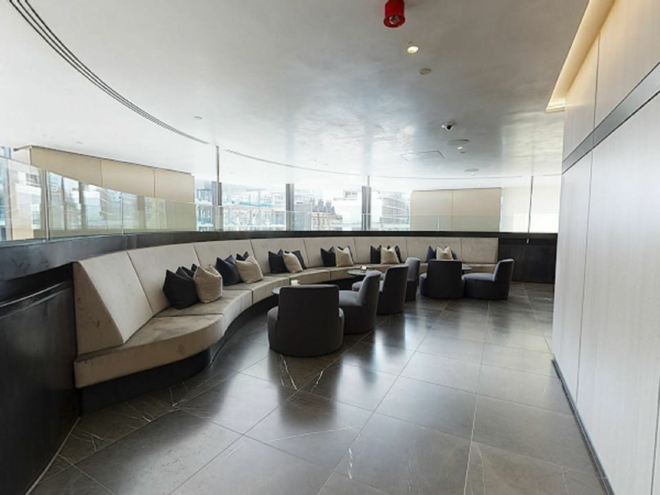 Furniture, Couch, Table, Interior Design, Building, Flooring, Architecture, Floor, Hall, Studio Couch