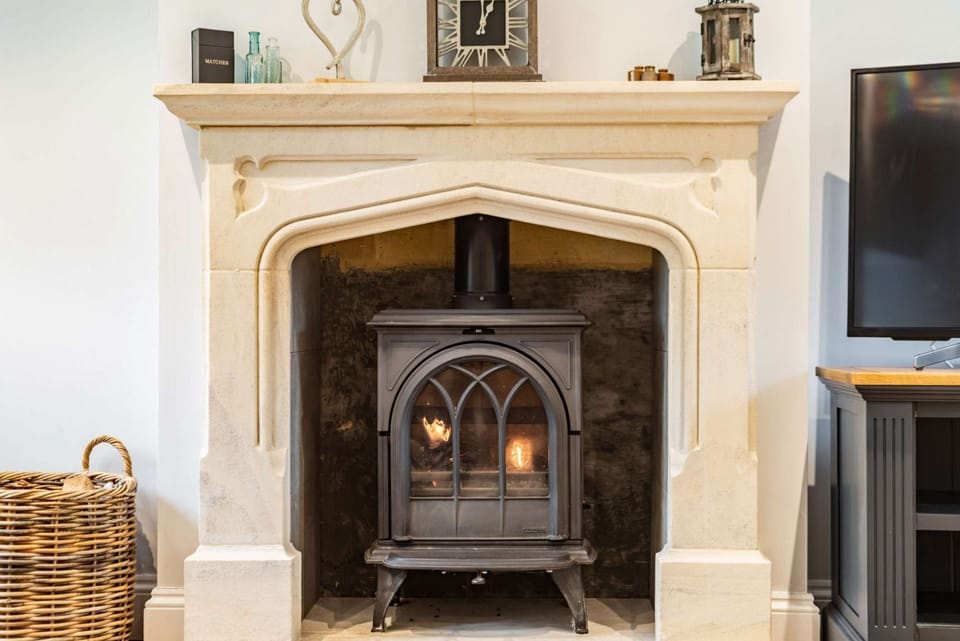 Honeystone Cottage Wood Burning Stove - StayCotwold