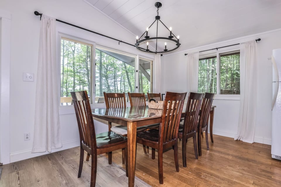 Enjoy a nice hot meal after a tiring day