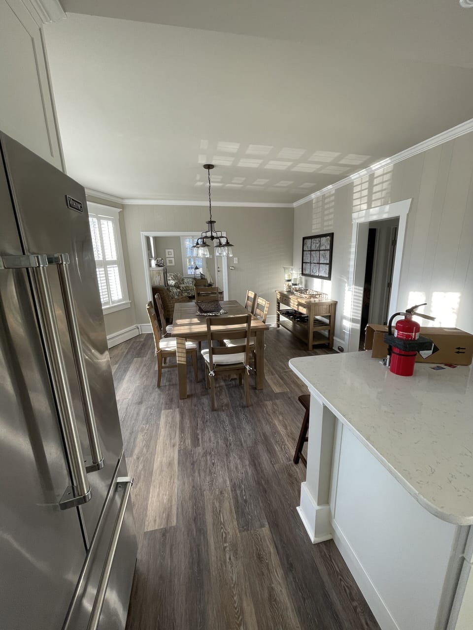 1st Floor Kitchen contains high end / stainless steel appliances.