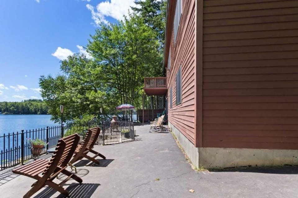side view of deck