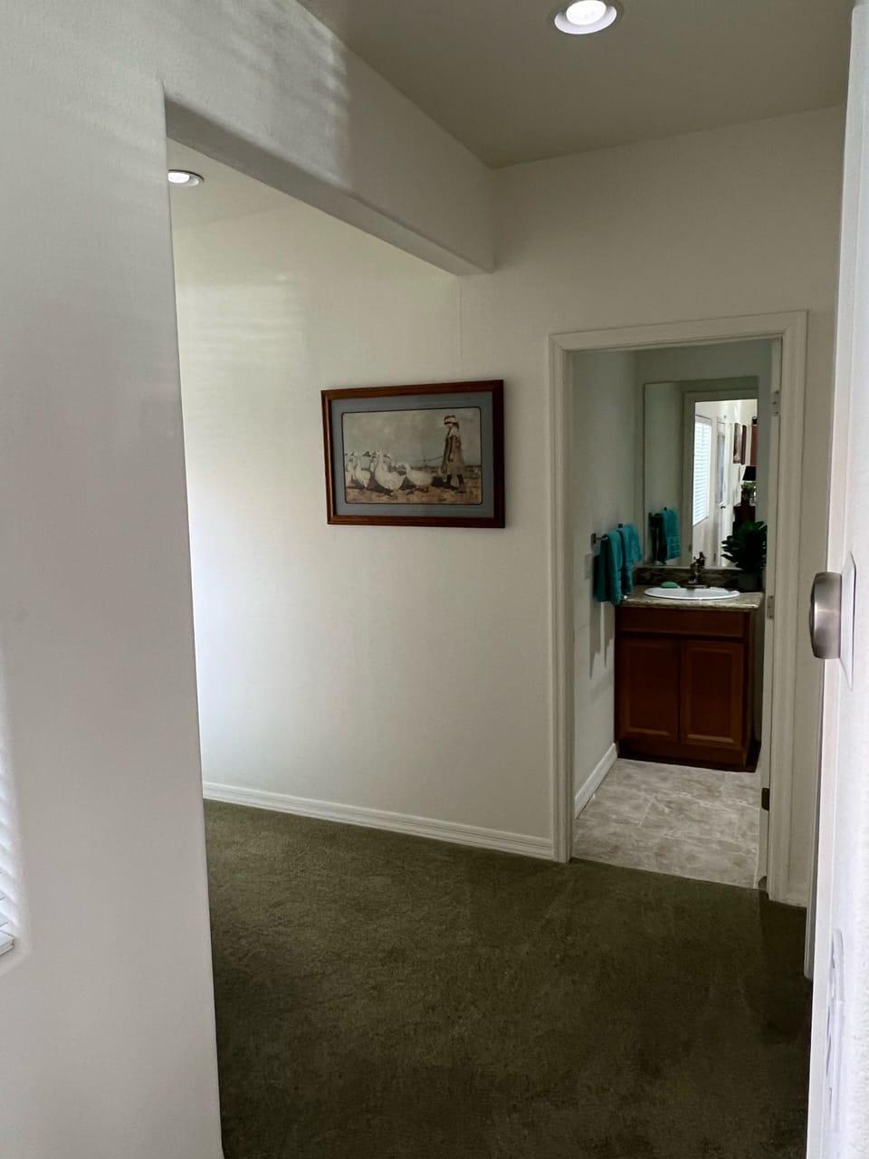 
Hallway off living room 
