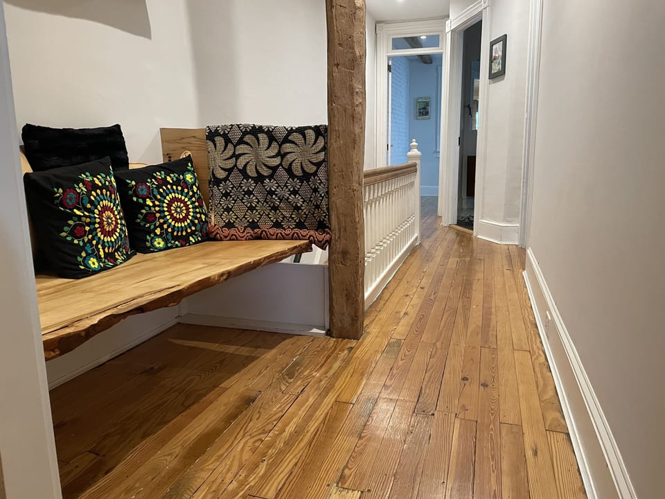 View of the second floor hallway 