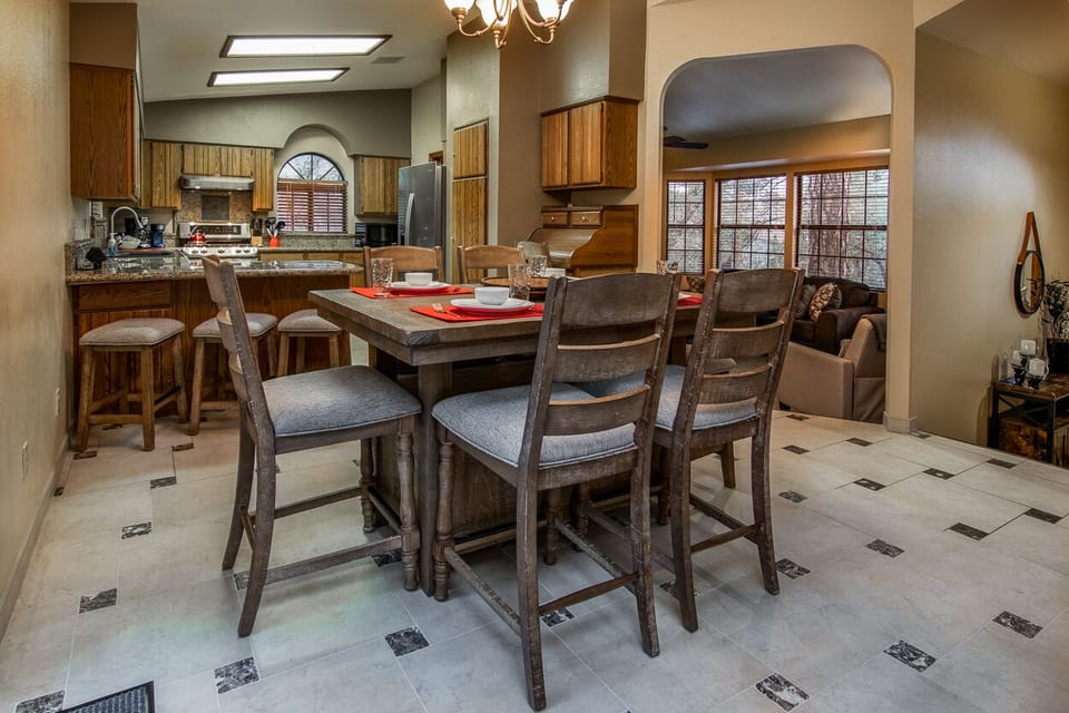 Dining area with seating for 10 