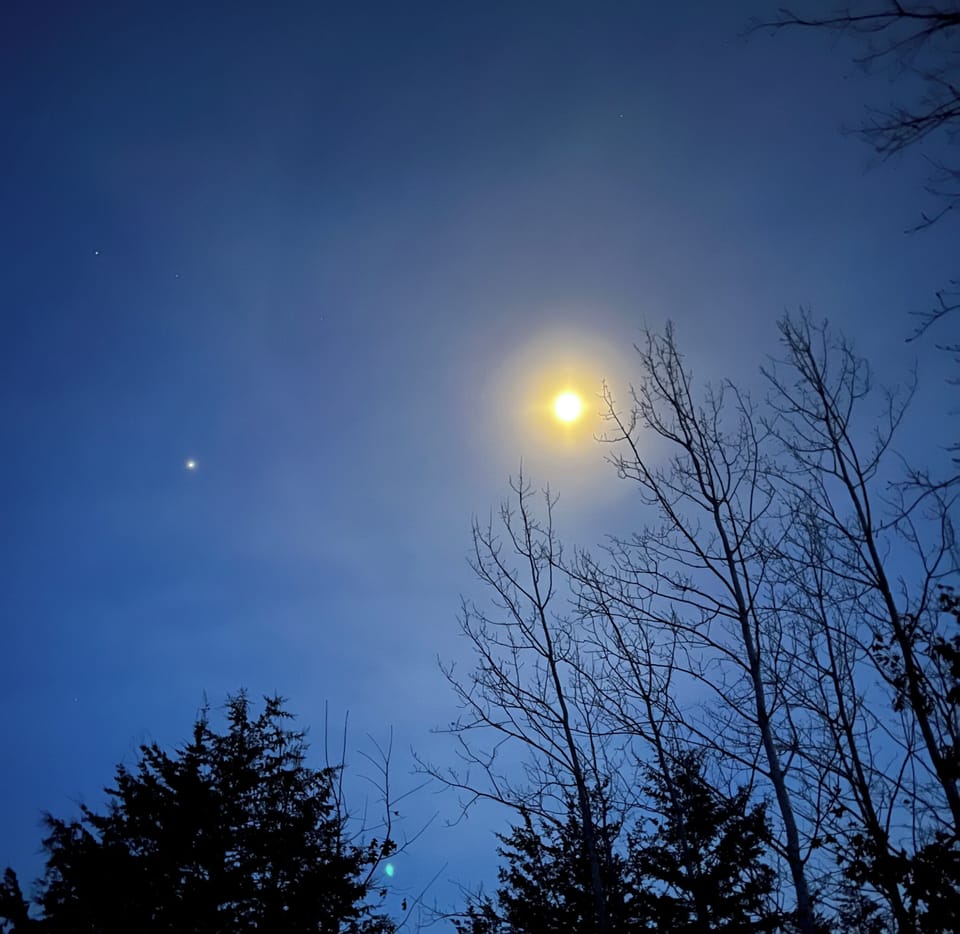 Beautiful dark skies at Aspen House. A star gazers dream