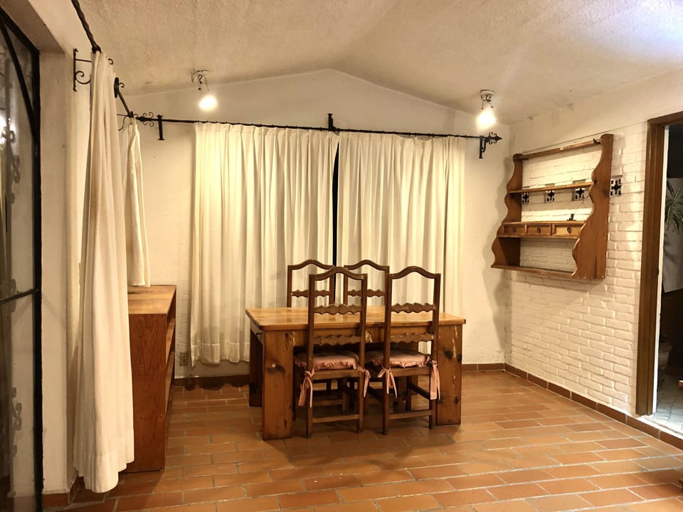 Dining area in penthouse- Villa Las Rosas