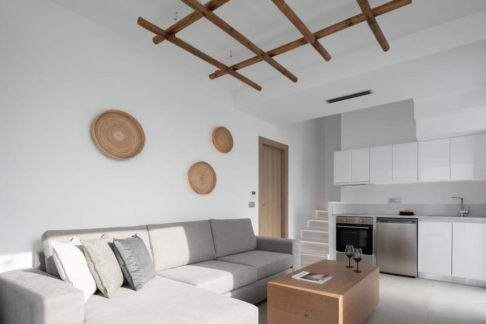 The villa features two bedrooms. One more guest can be accommodated in couch.