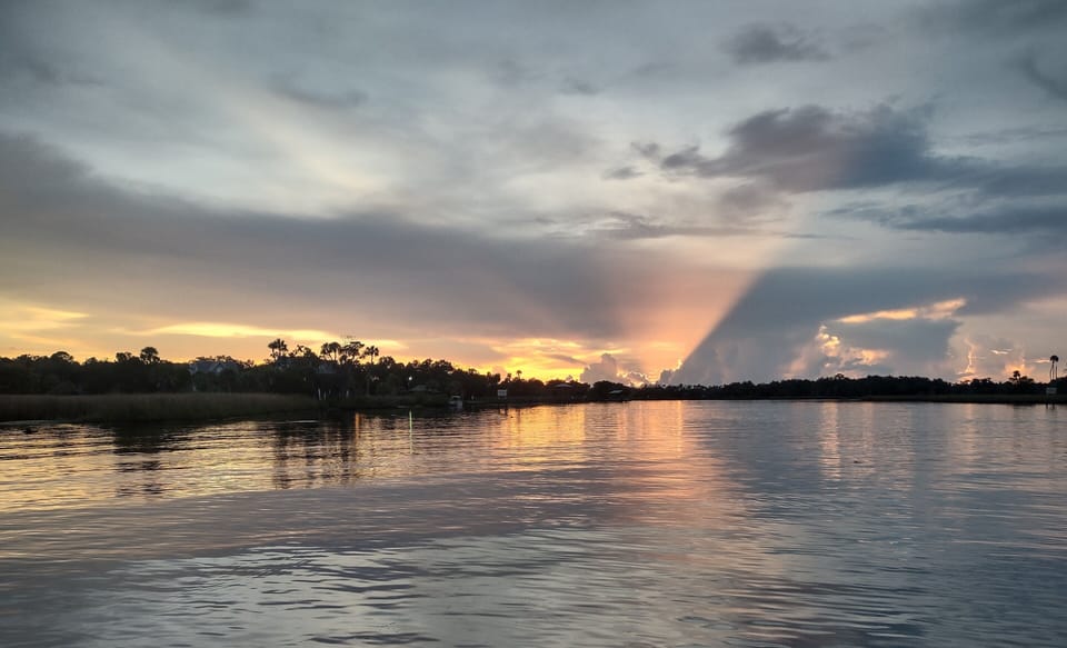 Sunset from the marina.