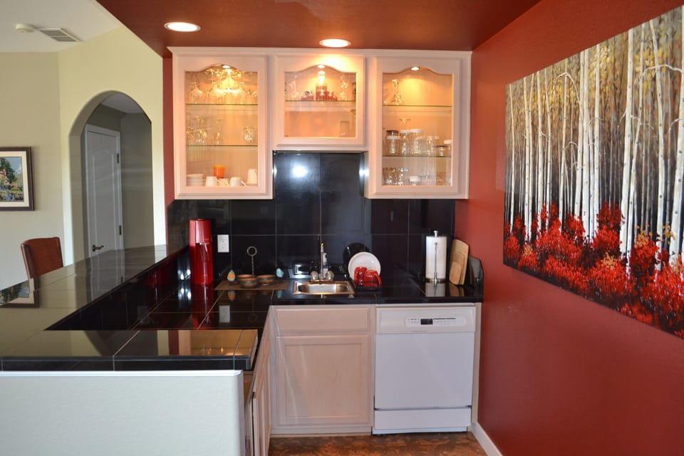 Bar Sink, Dishwasher, Mini-Fridge, Soda Stream, Coffee Maker