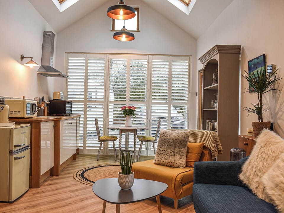 Open plan living space | The Cosy Stable, Grindon, near Leek