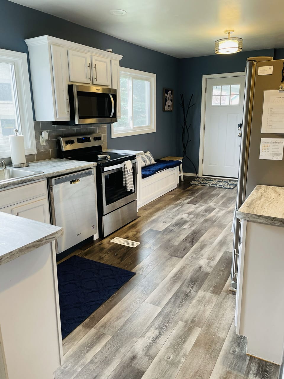 Kitchen - contains all the tools you'll need to prepare meals and enjoy them!