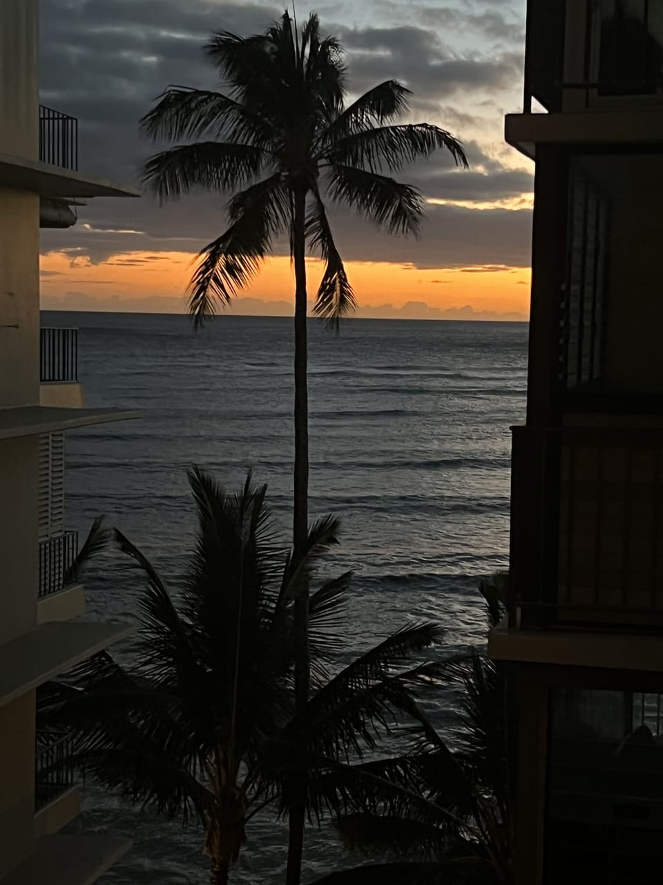 Sunset from our lanai