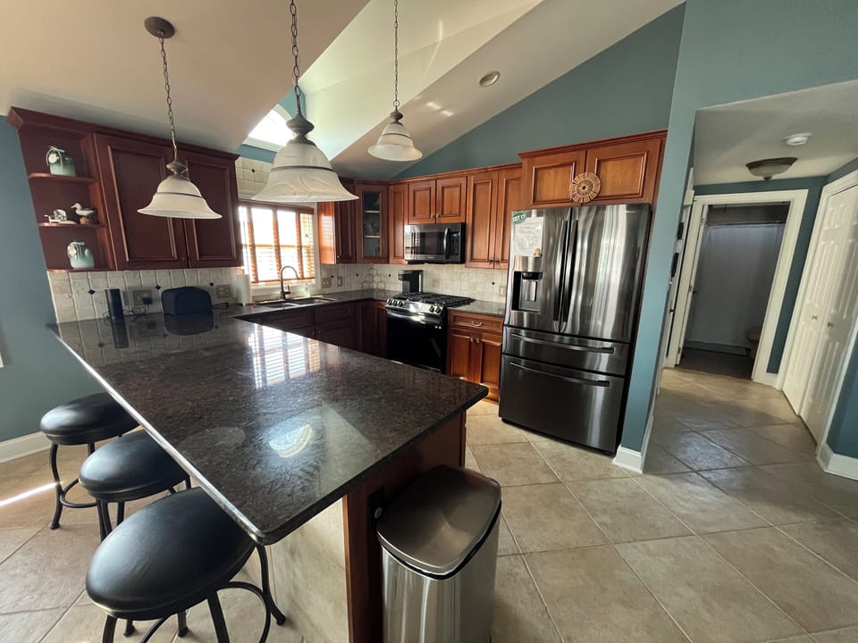Kitchen on 3rd floor featuring new stainless steel appliances