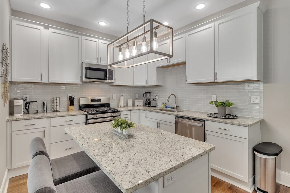 Room, Indoors, Kitchen, Kitchen Island, Rug