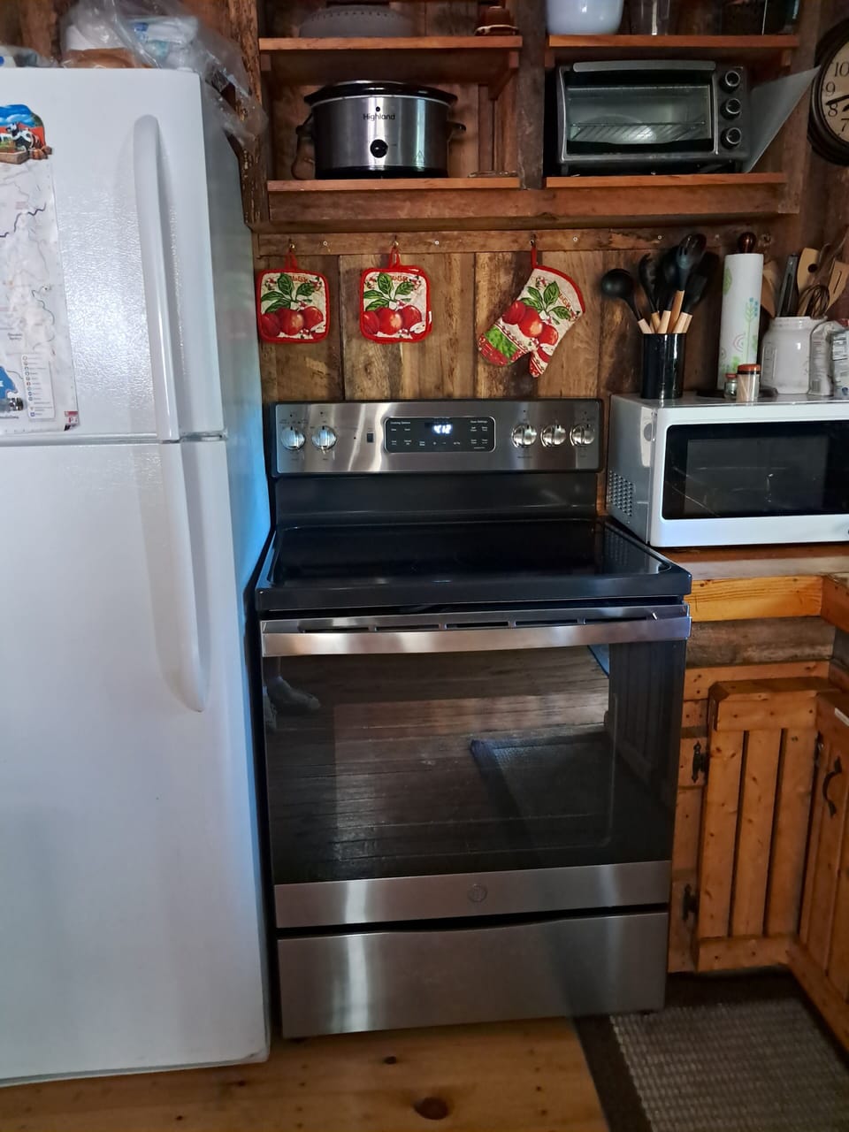 Stove with air fry 