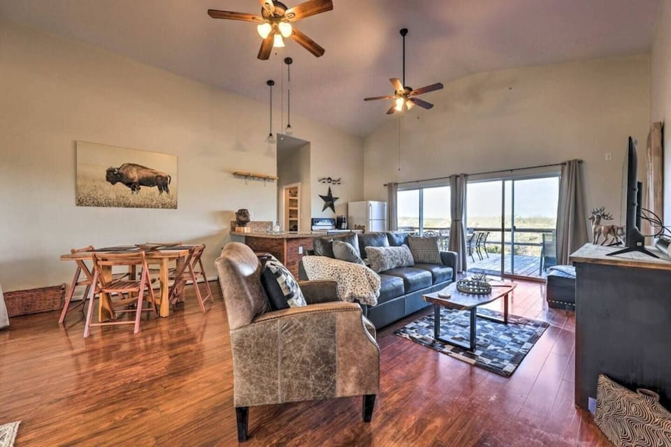 Large Patio Doors Bring In All The Natural Light