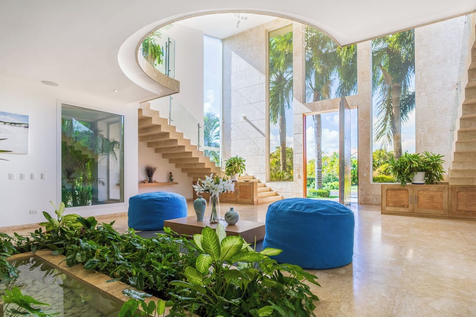 Exclusive Villa | Living area | 32-inch flat-screen TV with satellite channels, TV