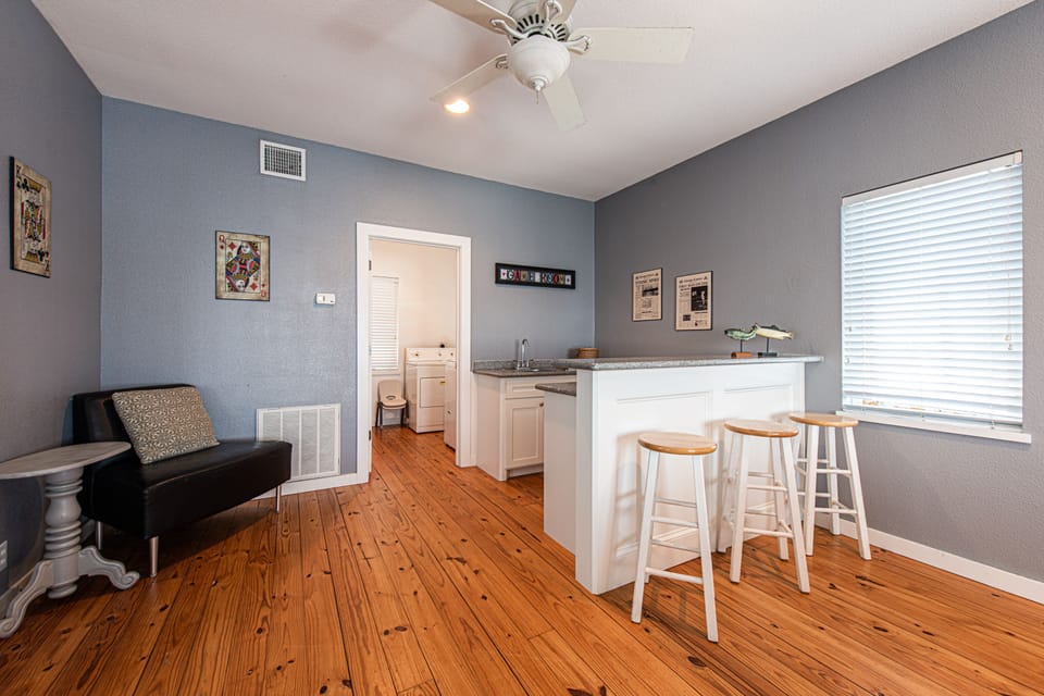 Poker room also features a wet bar and additional bar seating