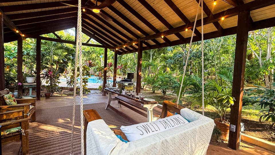 Cabana Living — Garden View to Private Pool