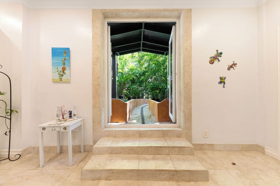 French Glass Doors to Outside