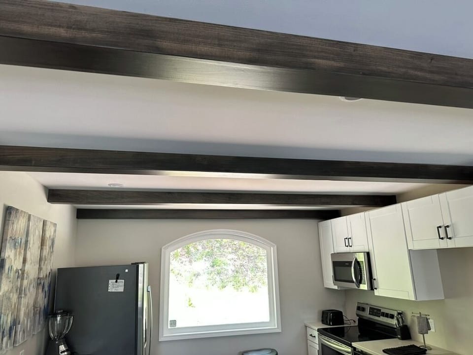 Ceiling beams added in 2024
