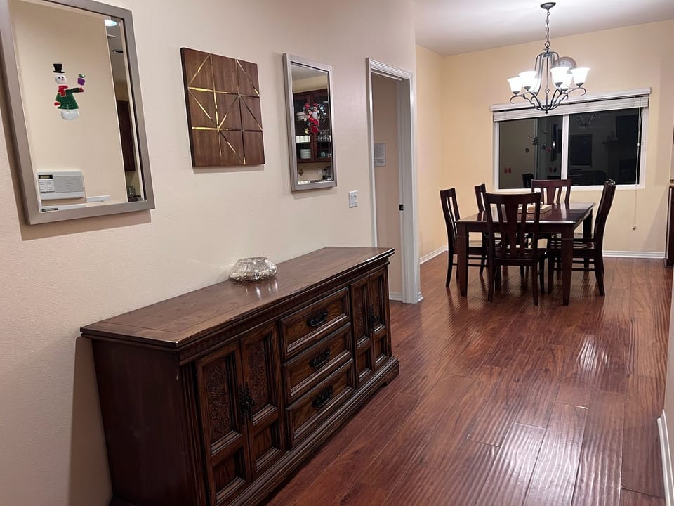 2nd Floor: Hall to Kitchen & Dining area