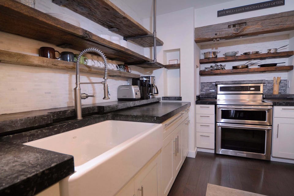 Remodeled kitchen