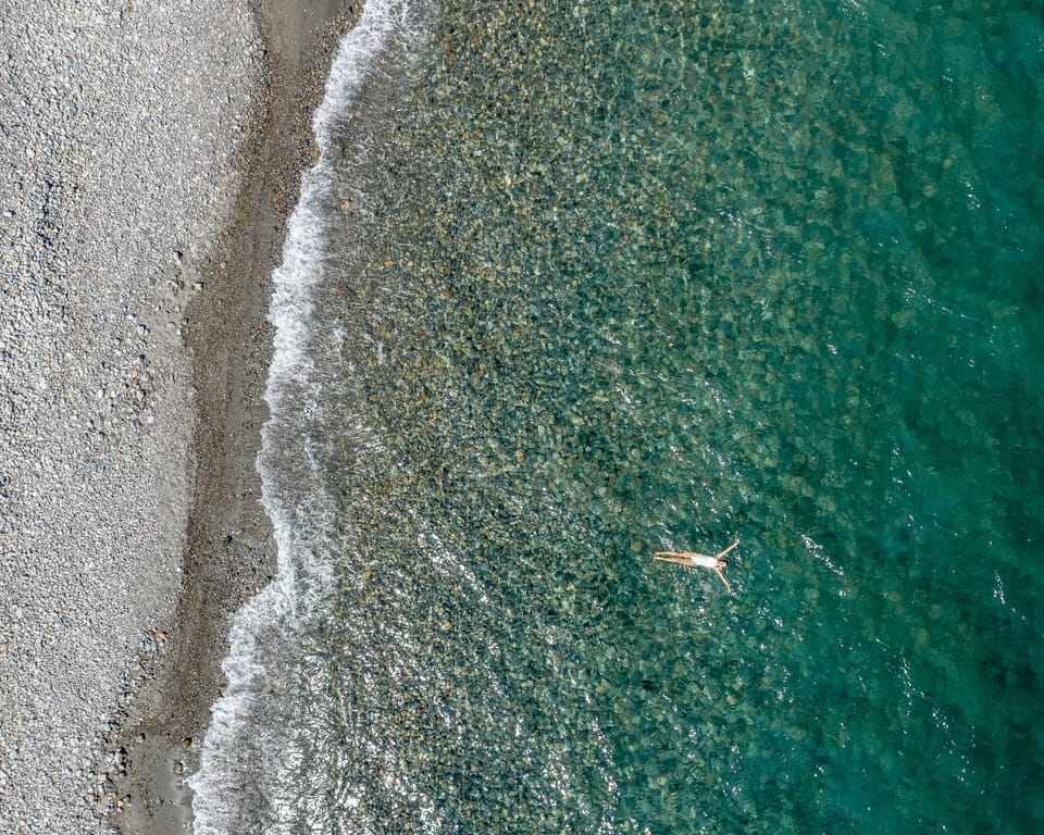 An iconic beach is just steps away from the villa, for endless sea time. 