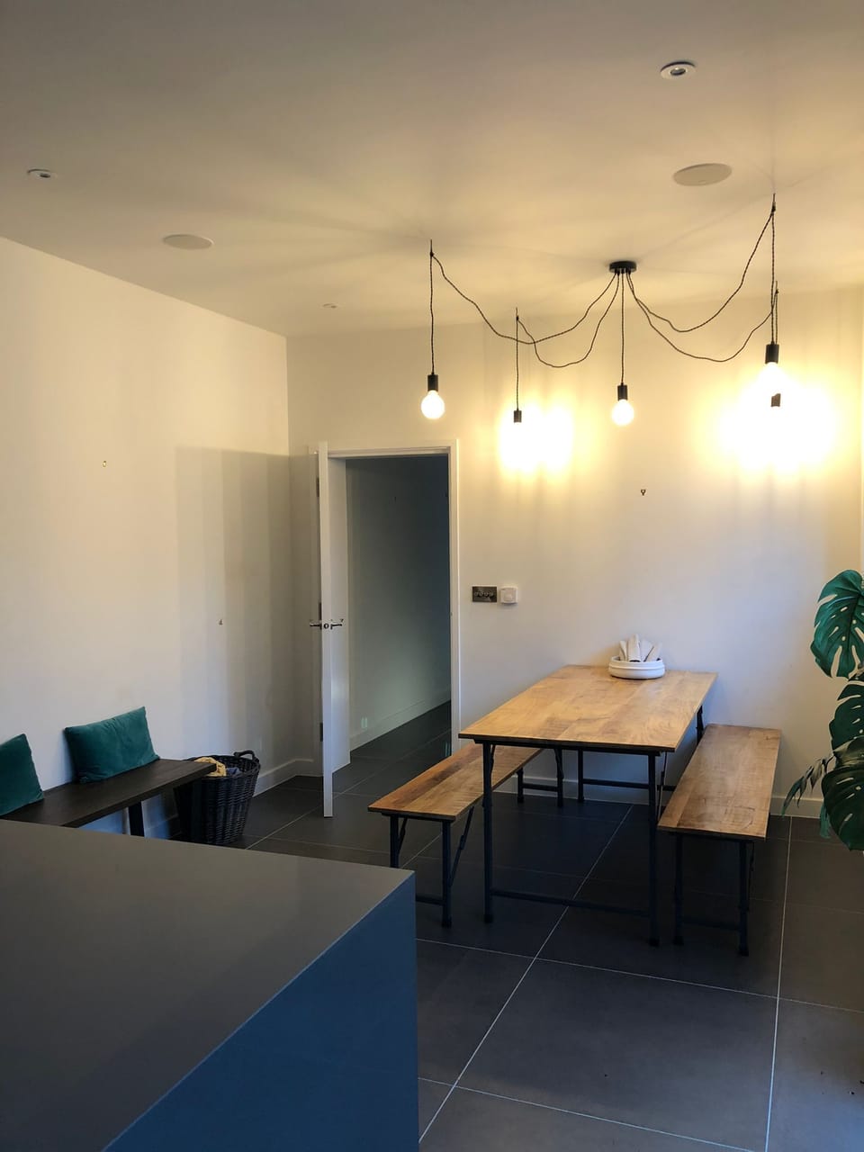 Dining area in the kitchen 