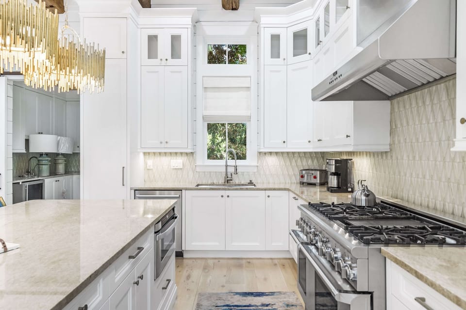 Gourmet kitchen with Thermador appliances