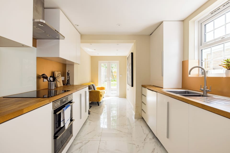 Three Bedroom House | Private kitchen | Espresso maker, coffee/tea maker, oven, stovetop