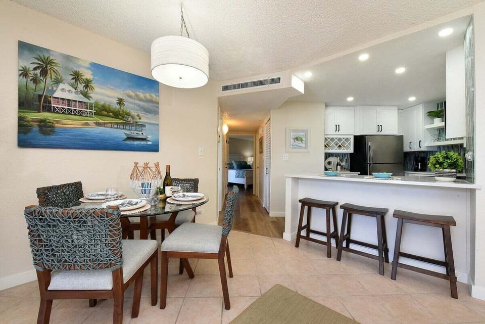 Dining area featuring a 4-seater table, perfect for shared meals