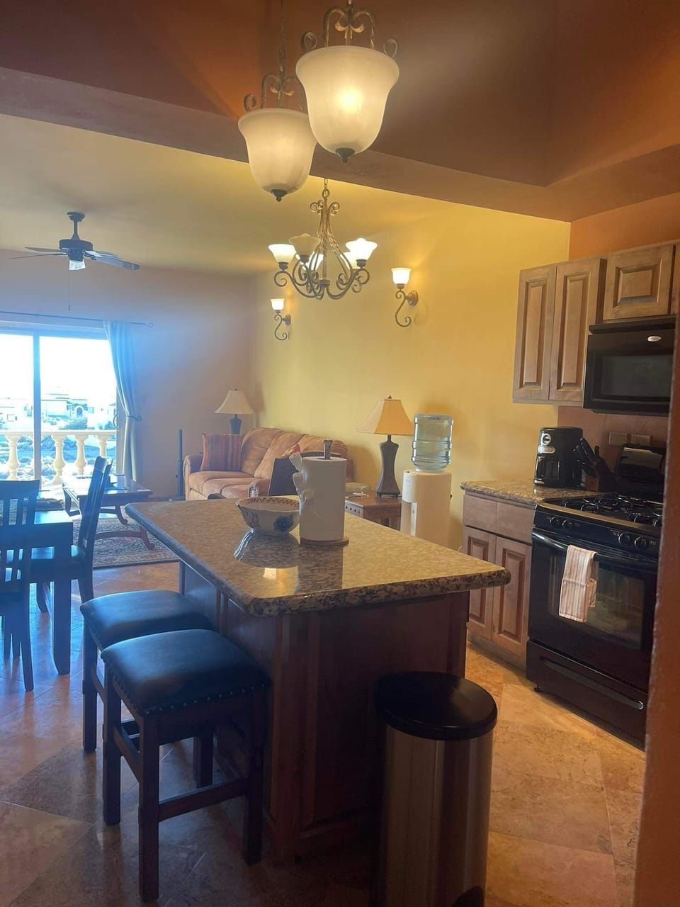 Eat in Bar. Kitchen and living areas face the ocean. More photos coming soon!