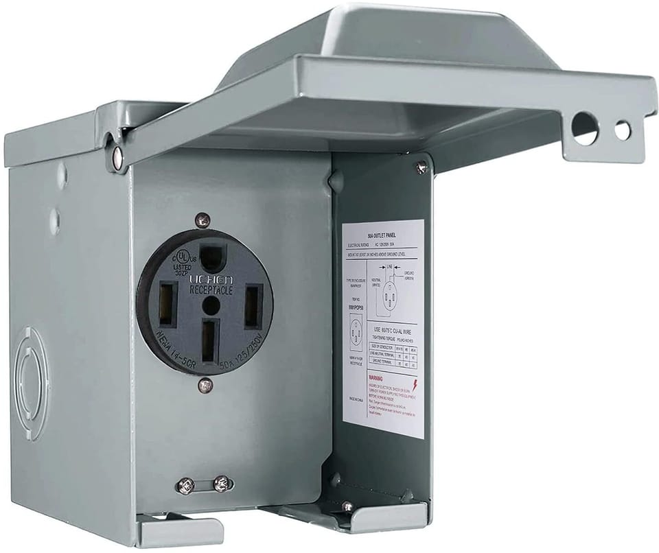 Nema 14-50 for you to plug your charger into