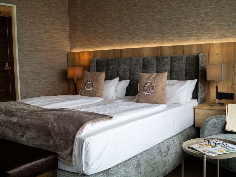 Hypo-allergenic bedding available, minibar (some free items)