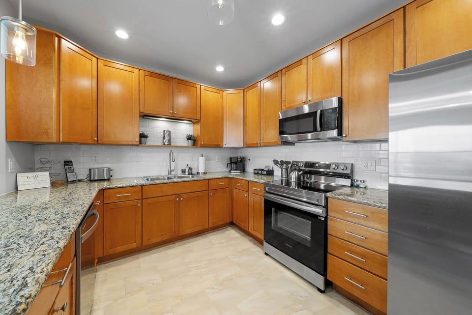 Fully equipped kitchen