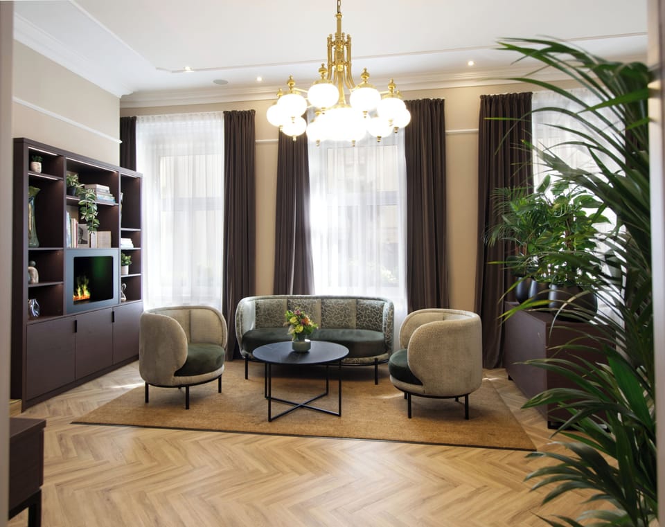 Lobby sitting area