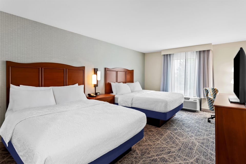 Room, 2 Queen Beds, Accessible | In-room safe, desk, iron/ironing board, free WiFi