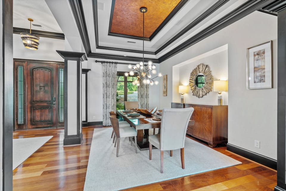 Main Level Dining Room with seating for 6.