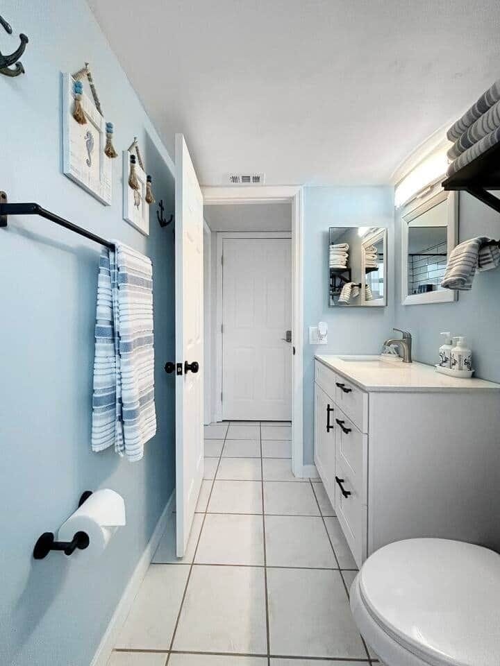 Newly remodeled bathroom