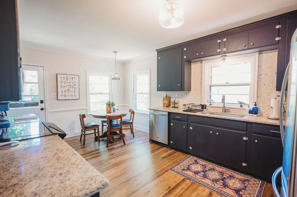 Cook your meals here in this well stocked kitchen