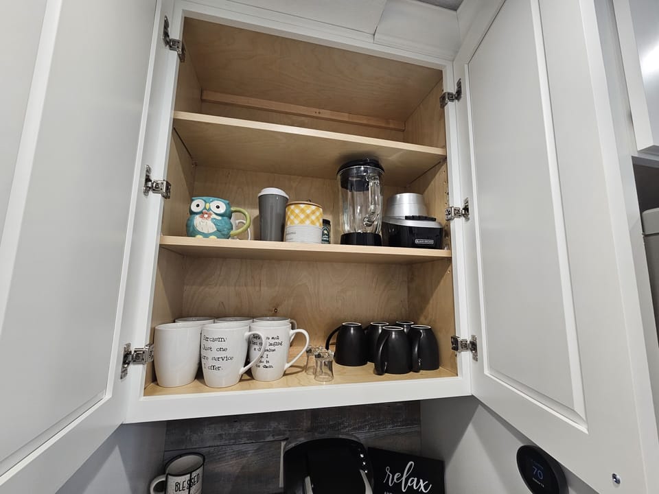 Coffee Cups and Blender